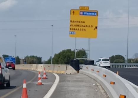 Obertura de la nova sortida de l’Autopista C-16 per accedir a Viladecavalls